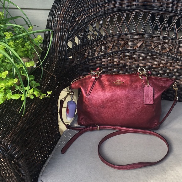 Coach Handbags - Coach Burgundy Handbag